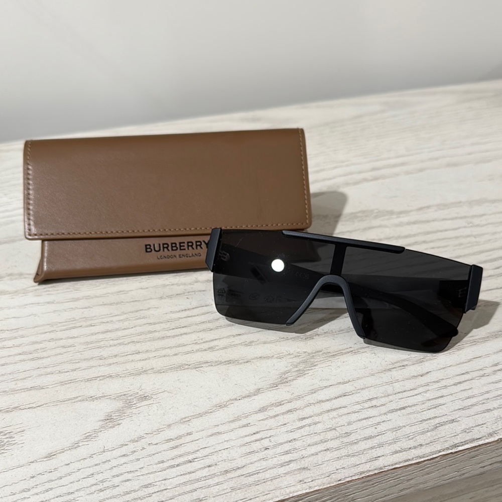 Burberry Matte Black Luxury Sunglasses